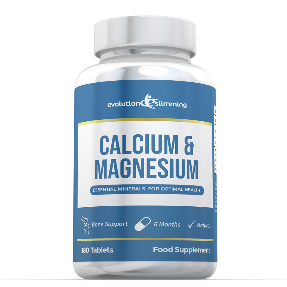 Calcium & Magnesium - Essential Minerals for Optimal Health - 180 Tablets