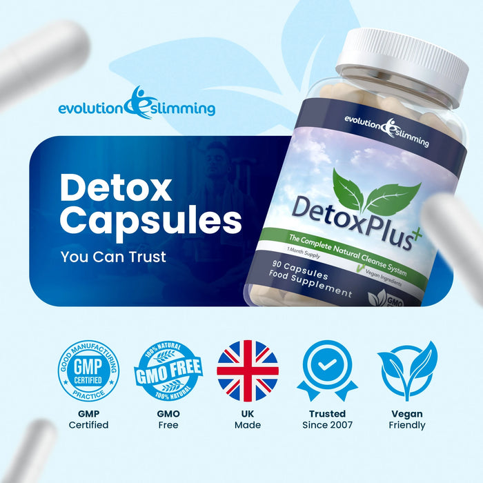 Detox Plus Complete Cleansing System: Natural Bloating Relief Evolution Slimming