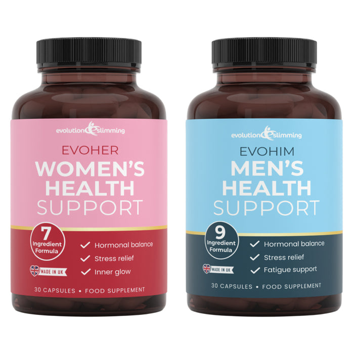Evo HIM & HER Combo - Men & Women's Health Formulas.