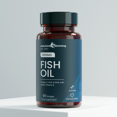 Capsules d'huile de poisson oméga 3 1000 mg - Riche en EPA et DHA