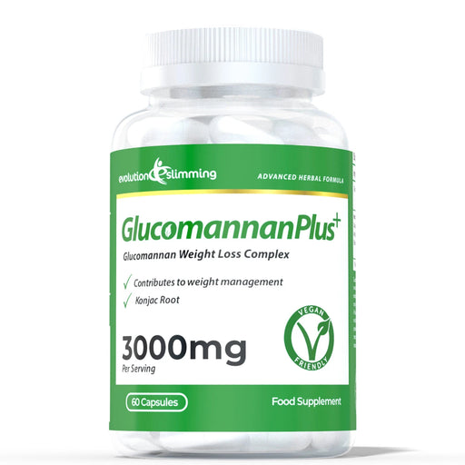 Glucomannan Plus Konjac Appetite Suppressant Capsules - Evolution Slimming