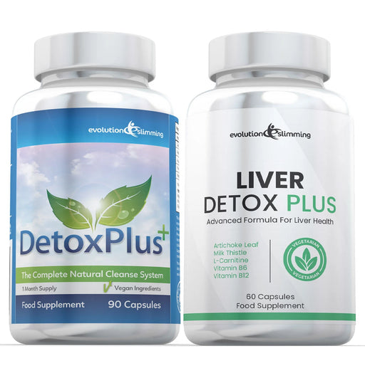 Liver Detox Plus Capsules & DetoxPlus Combo - Evolution Slimming