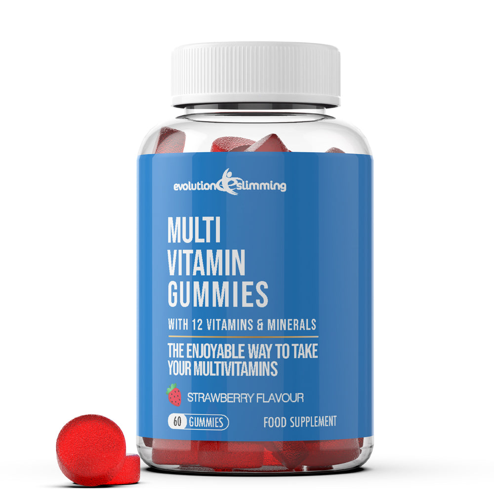 MultiVitamin Gummies with Vitamin A, B, D, C & E - 60 Gummies