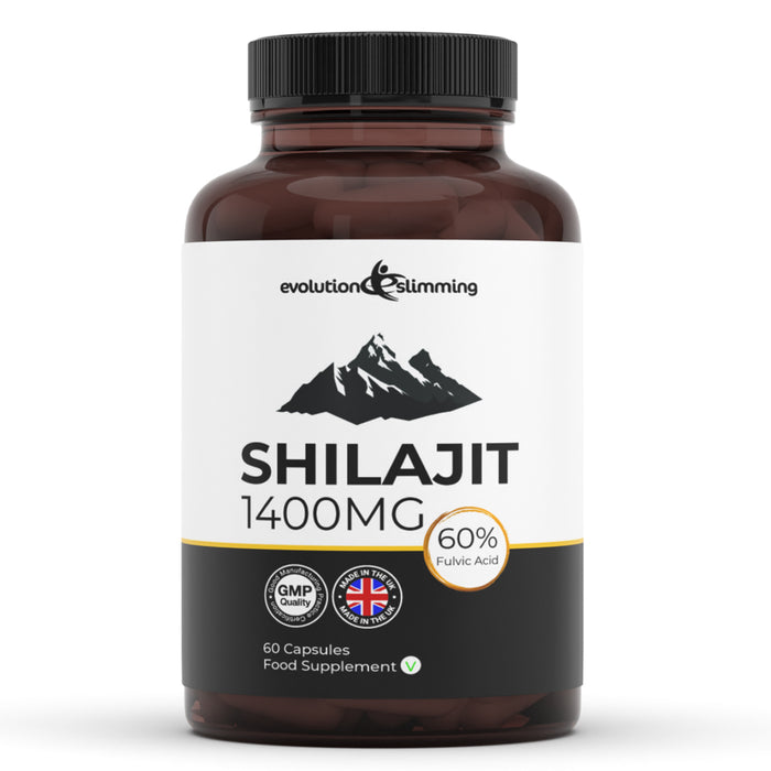 Shilajit Capsules 1400mg Shilajit with 60% Fulvic Acid High Strength Capsules