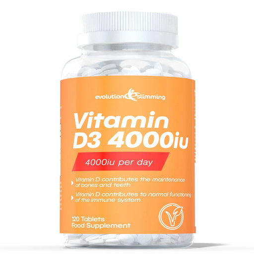 Vitamin D D3 4,000iu Super Strength Tablets Evolution Slimming
