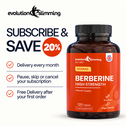 Berberine 1000mg Daily Capsules | Metabolism Balance & Daily Support