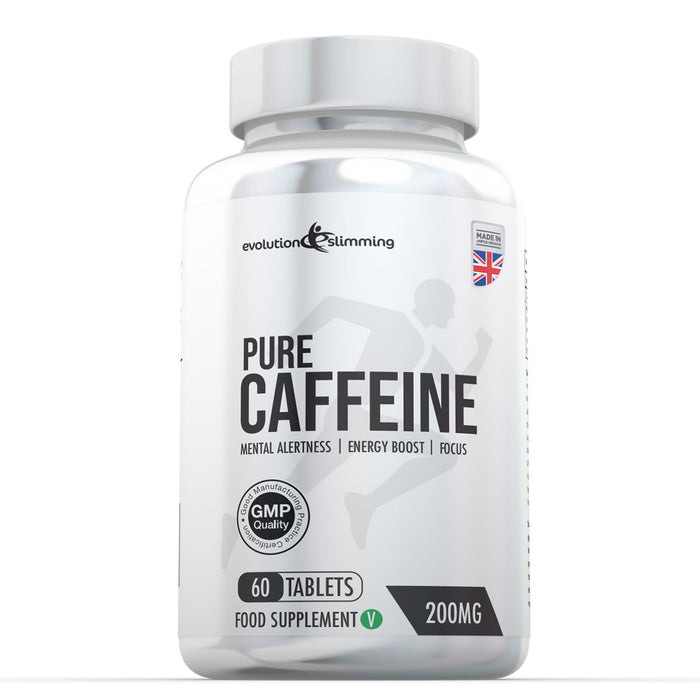 Pure Caffeine 200mg Tablets