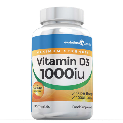 Vitamin D D3 1,000 IU Tablets - 120 Tablets