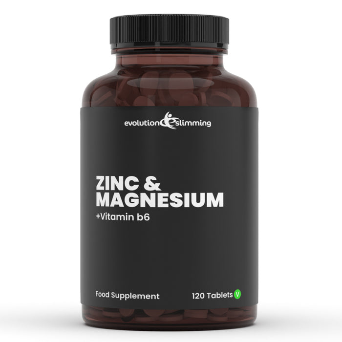 Zinc Tablets with Magnesium & Vitamin B6, Suitable for Vegans & Vegetarians